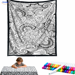 Couverture à colorier ColorFlow - Mandala floral