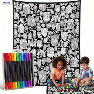 Couverture à colorier ColorFlow - Bonbons et pâtisseries