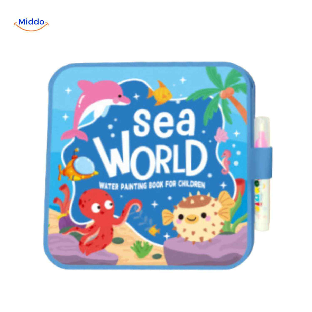 livre aquadoodle vie quotidienne avec fruits et cuisine, coloriage a l'eau propre pour enfants