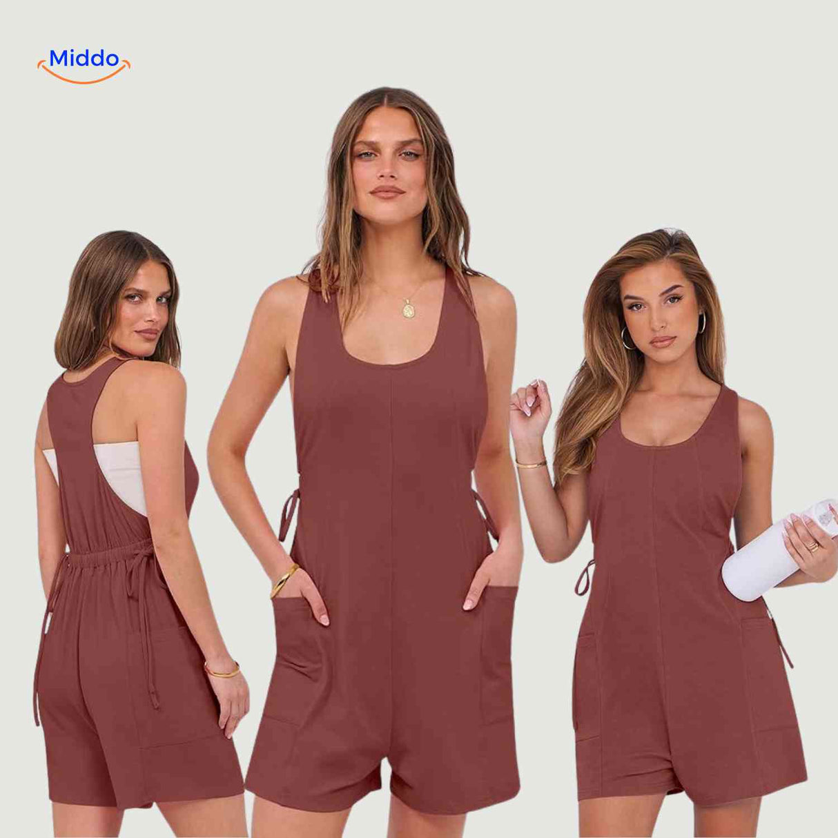 combinaison noire basique portée avec un top blanc, coupe confortable et polyvalente
