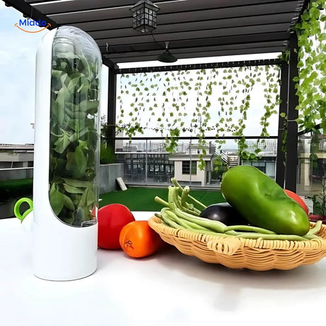 boite de conservation pour herbes fraiches qui prolonge la fraicheur des aromates pendant des semaines