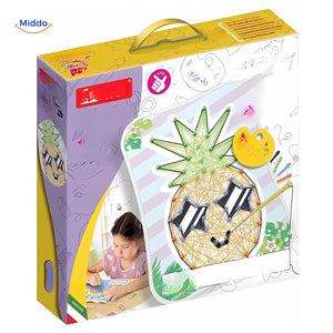 jeu de construction en fil, puzzle créatif et éducatif pour stimuler l'imagination des enfants