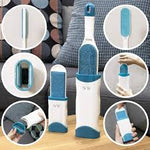 contenu du kit brosse anti-poils avec modèle grande taille et version compacte voyage