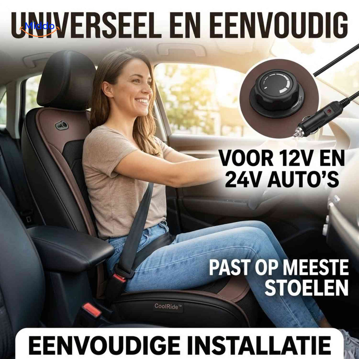 Coussin de siège auto ventilé CoolRide 12 V et 24 V, vue produit 6