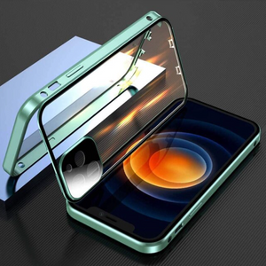 coque iphone compatible charge sans fil, coloris vert