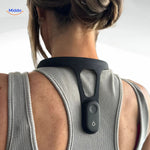 vue arrière du collier correcteur de posture au design élégant et discret