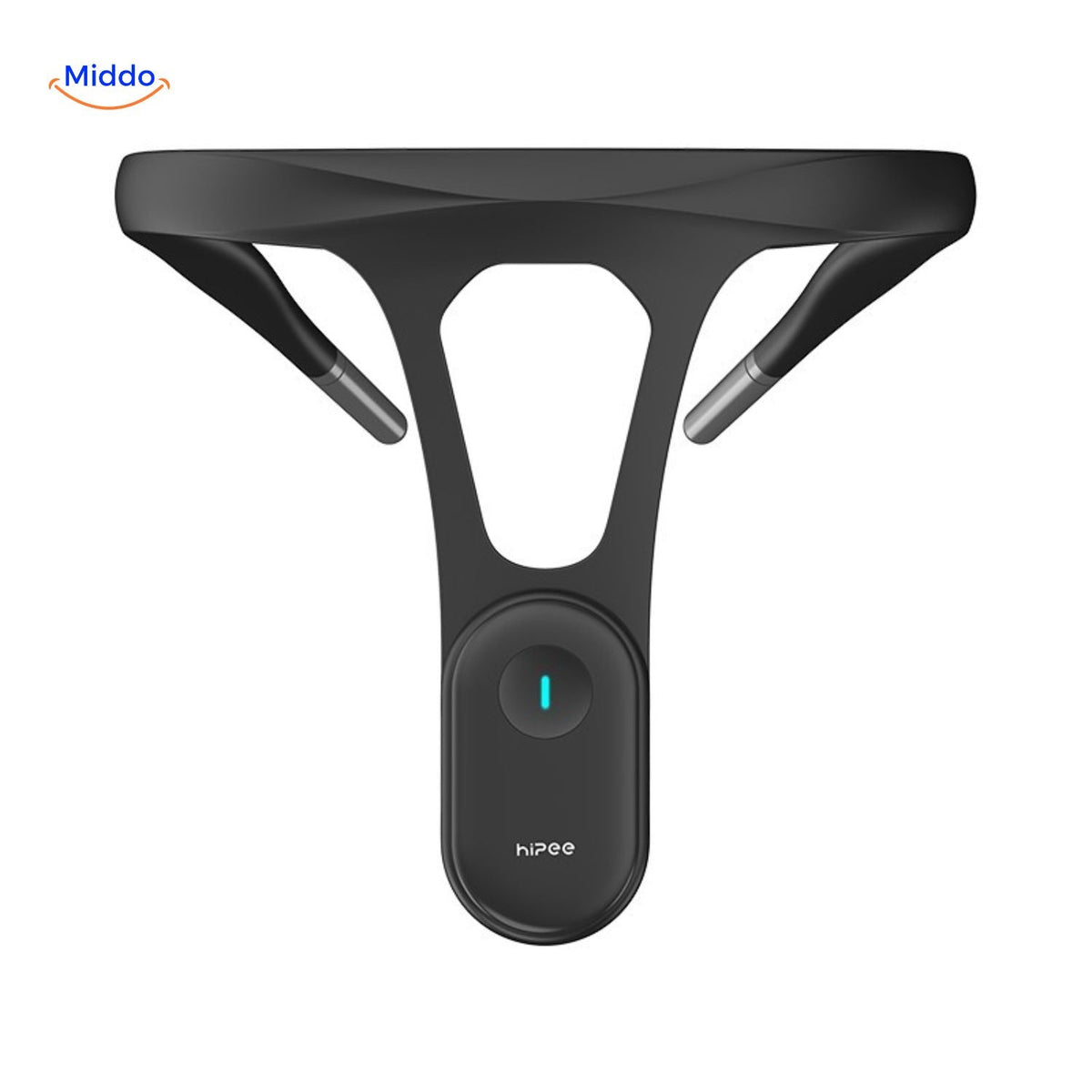 correcteur de posture pour le cou, vue de face du collier intelligent