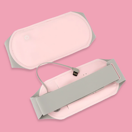coussin chauffant huggy rose et son port de connexion usb pour alimentation facile