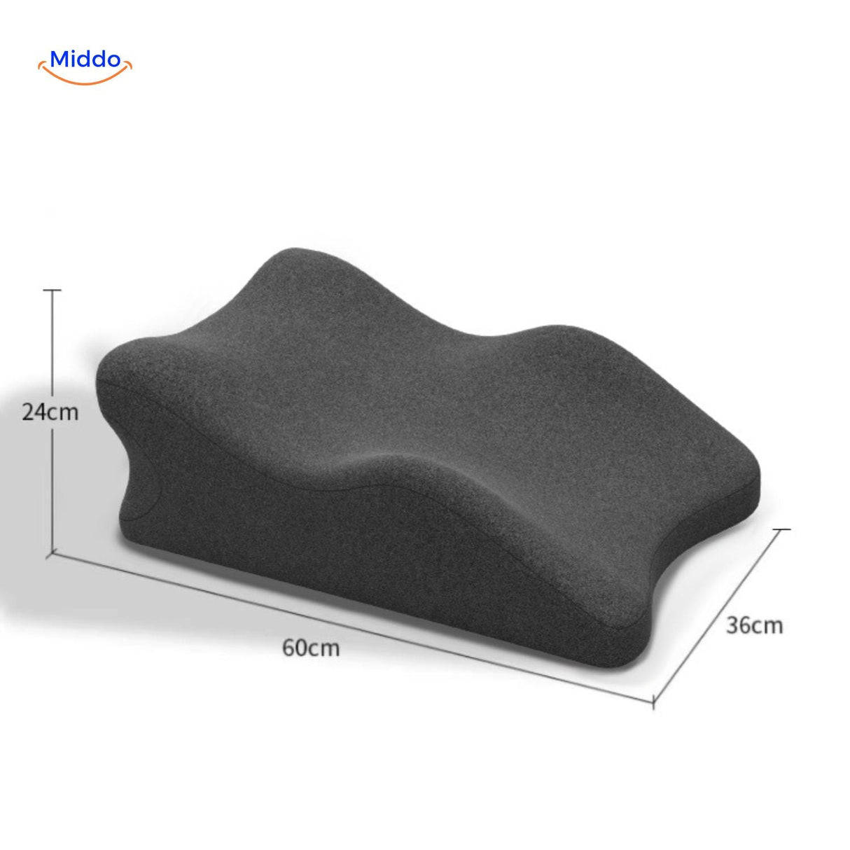 guide des dimensions et mesures précises du coussin de soutien ergonomique