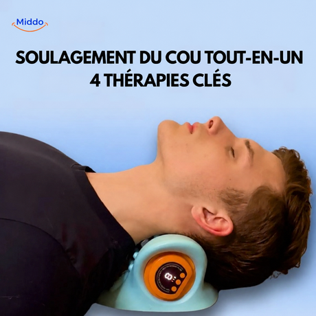 aperçu des bénéfices du coussin de massage cervical pétrissage EMS pour soulager les tensions