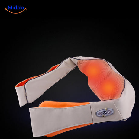 coussin massant nuque et épaules avec technologie infrarouge pour une chaleur pénétrante