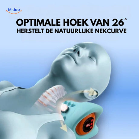 coussin de massage cervical qui soulage la fatigue musculaire et les tensions de la nuque