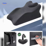 coussin noir avec sangle réglable pour un maintien personnalisé et sécurisé