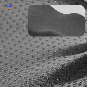 coussin noir avec tissu extérieur et couche étanche pour protection et hygiène