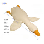 coussin oie avec ailes déployées, oreiller de sommeil ultra-doux pour nuits confortables