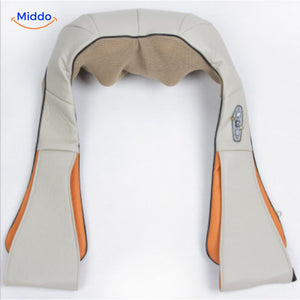 coussin de massage shiatsu avec têtes rotatives pour la nuque et le dos