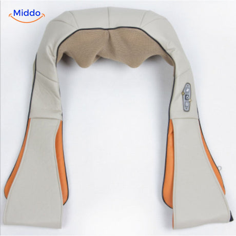 coussin de massage shiatsu avec têtes rotatives pour la nuque et le dos
