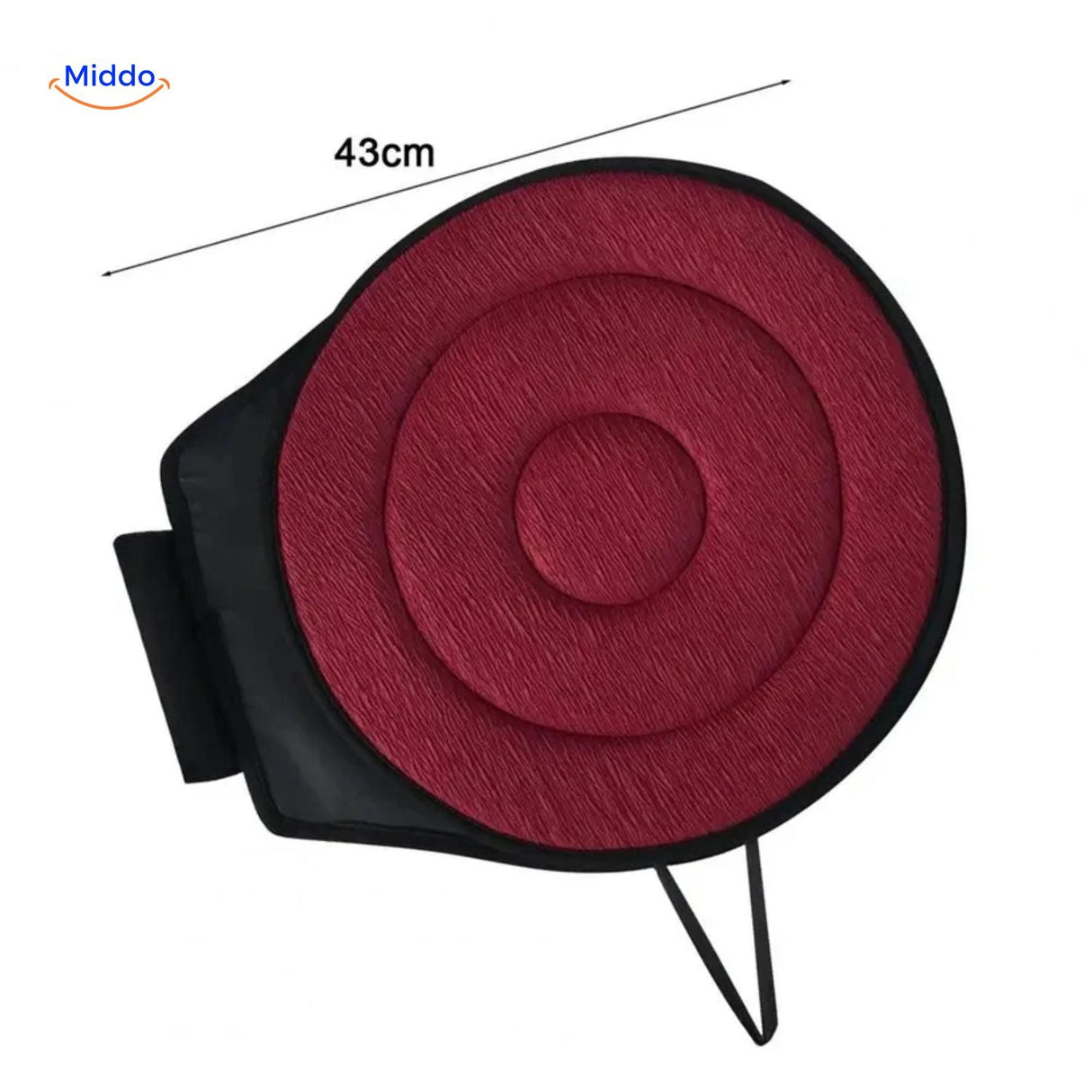 coussin de siège auto rotatif bleu pour des trajets confortables en voiture