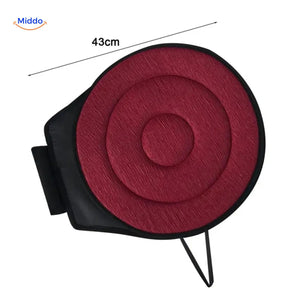 coussin de siège auto rotatif bleu pour des trajets confortables en voiture