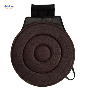 coussin de siège auto rotatif marron wellness pour un soutien efficace