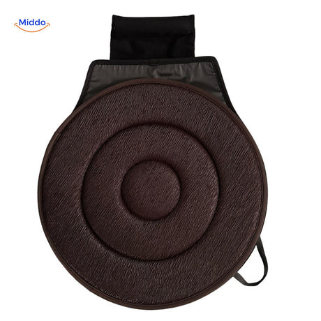 coussin de siège auto rotatif marron wellness pour un soutien efficace