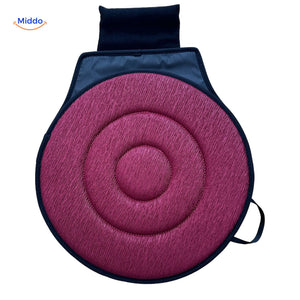 coussin de siège auto rotatif rouge pour améliorer le confort en voiture