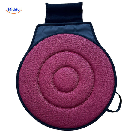 coussin de siège auto rotatif rouge pour améliorer le confort en voiture