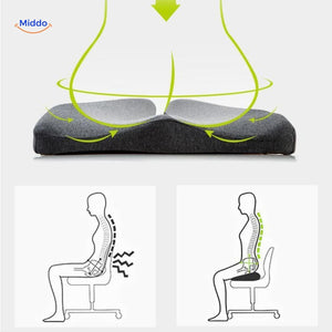 coussin de siège ergonomique pour une bonne posture et un soutien lombaire efficace