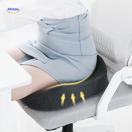 coussin de siège en mousse mémoire pour un usage bureau confortable au quotidien
