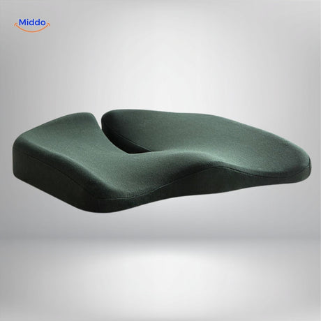 coussin de siège ergonomique en coloris foncé pour un confort stylé et discret
