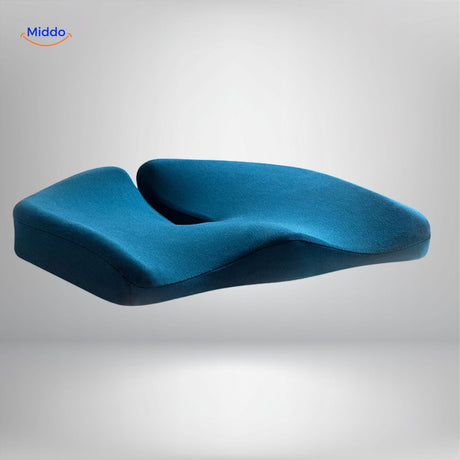 coussin de siège en mousse mémoire coloris jaune vif pour un soutien dynamique et coloré