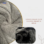 couverture protection animaux disponible en coloris noir et gris pour s'intégrer à votre intérieur