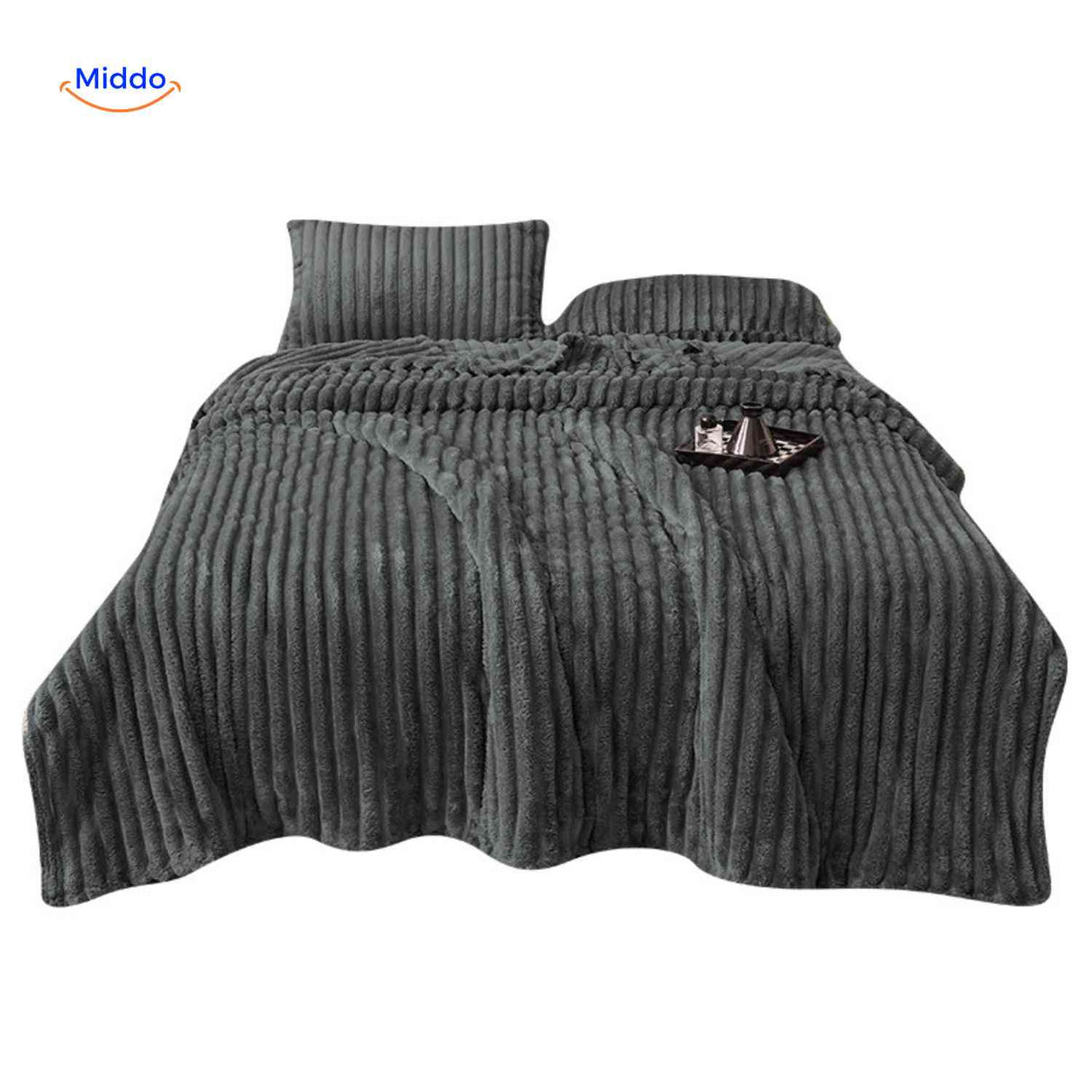 couverture en peluche douce pour la nuit, enveloppante et agréable pour dormir