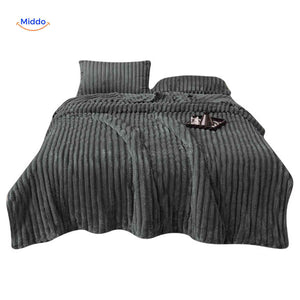couverture en peluche douce pour la nuit, enveloppante et agréable pour dormir