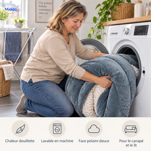 CozyFleece – Lavage de la couverture en machine
