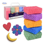 creativafoam klei kleurrijke boetseerklei set met doosje voor kinderen www.middo.nl