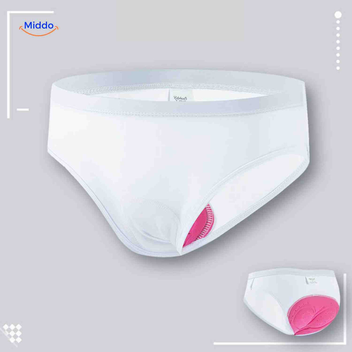 culotte de cyclisme femme coloris blanc avec coussin gel pour la protection des hanches