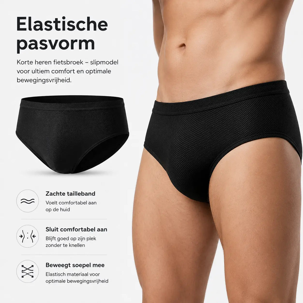 Cuissard cycliste homme Cyclira Men avec rembourrage 3D, nettoyage de vélo, vue 7