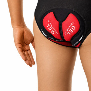 Cuissard cycliste homme Cyclira Men avec rembourrage 3D, rouge, nettoyage de vélo, vue 1