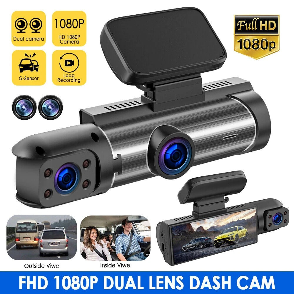 dashcam pro 1080p double lentille offrant une qualité vidéo full HD pour chaque trajet en voiture