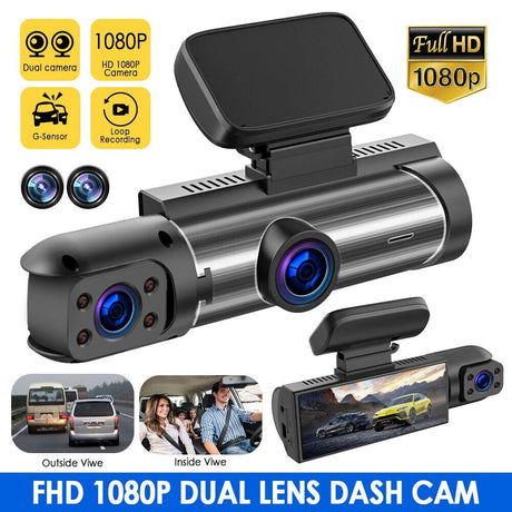 dashcam pro 1080p double lentille offrant une qualité vidéo full HD pour chaque trajet en voiture