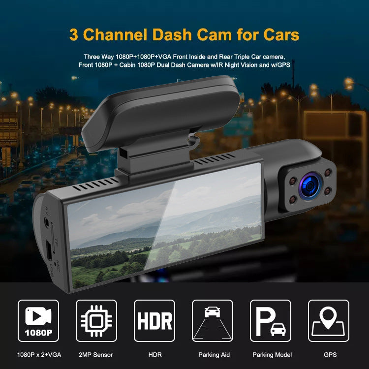 dashcam pro dual channel enregistrement simultané avant et arrière pour une protection totale