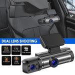dashcam pro double lentille avec détection des chocs et sauvegarde automatique des séquences critiques