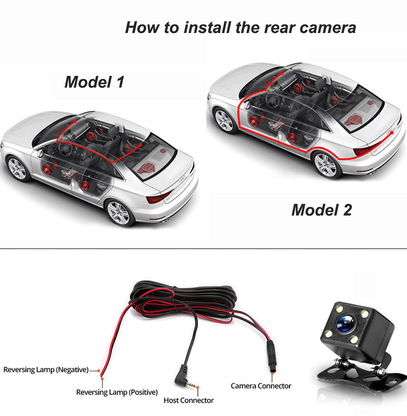 dashcam pro avec écran de 3,16 pouces pour visualiser les enregistrements directement sur l'appareil