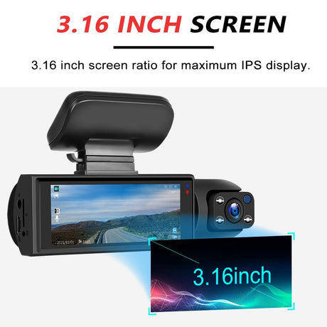 dashcam pro 1080p pour une sécurité fiable et un enregistrement continu jour et nuit en voiture