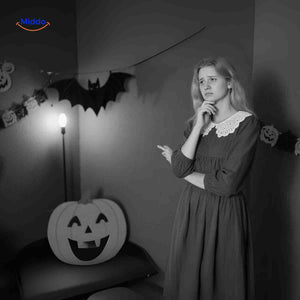 décoration d'ambiance halloween avec chauves-souris 3d lumineuses led pour une atmosphère sinistre