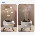 diffuseur en double mode : comparaison entre jet de vapeur et effet nuage doux
