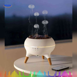 diffuseur aromatique avec télécommande et éclairage décoratif élégant