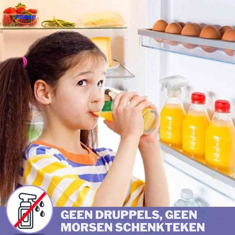 distributeur de boissons sans gouttes ni éclaboussures, adapté aux enfants comme aux adultes