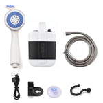 douche portable rechargeable compatible eau chaude pour une utilisation confortable